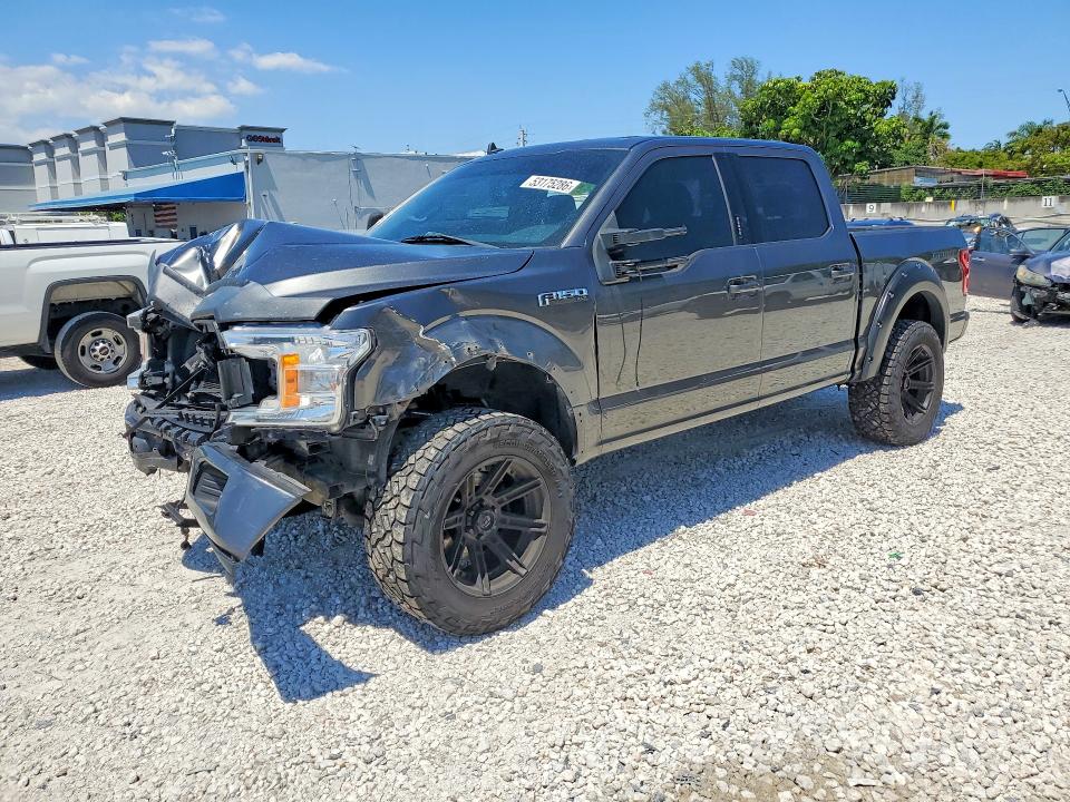 2018 Ford F-150 VIN 1FTEW1EP6JFE28184 COPART salvage auction — FRONT END, FL - CERT OF TITLE SLVG REBUILDABLE, sold $4,400 on 2026-07-24 (photo 1)