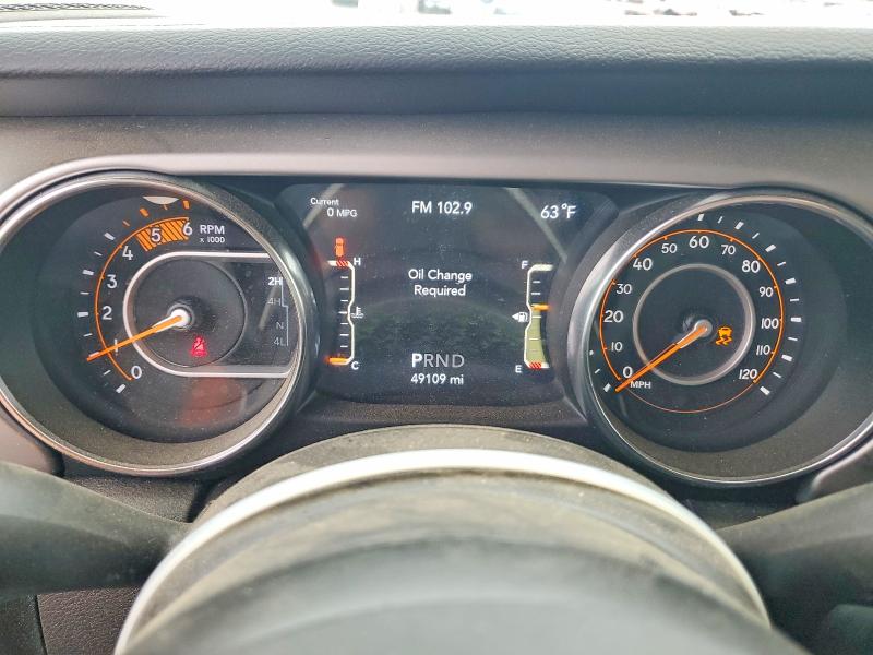 2021 Jeep Wrangler / VIN 1C4HJXDM5MW559360 COPART salvage auction — FRONT END, Pa - Certificate Of Salvage, sold $10,800 on 2026-07-02 (photo 9)