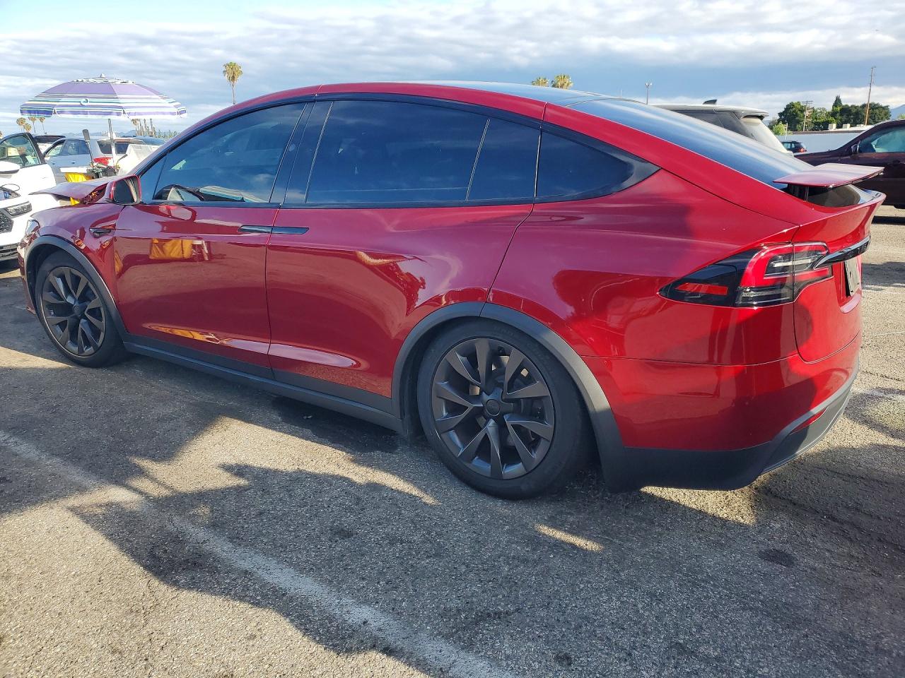 2024 Tesla Model X VIN 7SAXCAE59RF442017 COPART salvage auction — Front End, CA - SALVAGE CERTIFICATE, sold $32,000 on 2026-06-26 (photo 2)