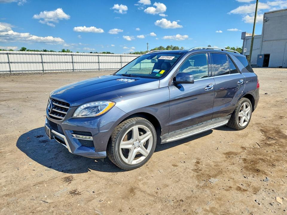 2015 Mercedes-benz Ml-class VIN 4JGDA5GB2FA496534 — COPART salvage auction photo