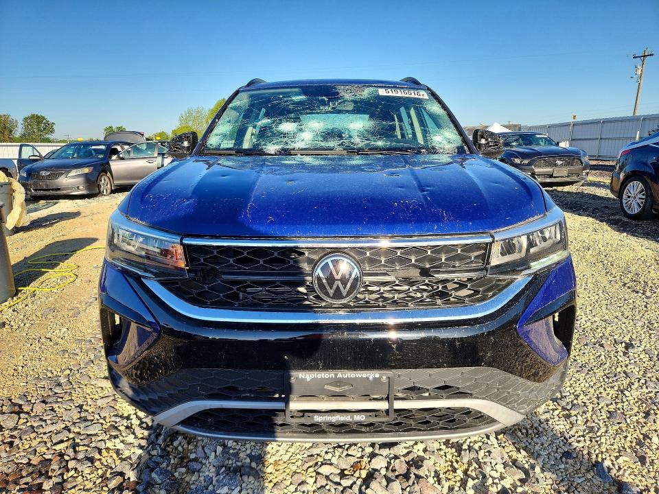 2024 Volkswagen Taos VIN 3VV5X7B25RM105590 COPART salvage auction — HAIL, Mo - Salvage Certificate Of Title, sold $6,750 on 2026-07-18 (photo 5)