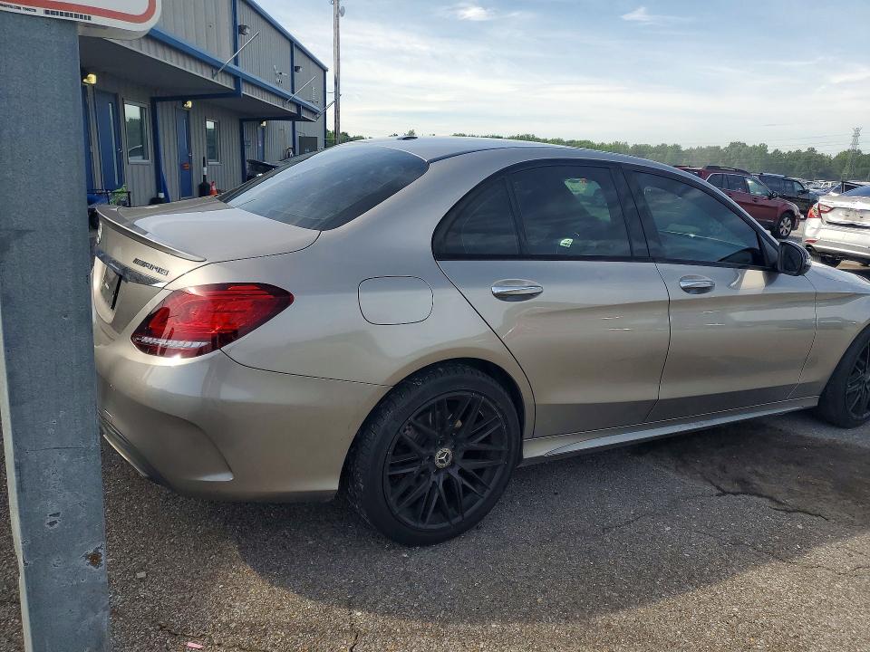 2019 Mercedes-benz C-klasse VIN WDDWF8DB4KR484620 COPART salvage auction — FRONT END, TN - SALVAGE CERTIFICATE, sold $8,500 on 2026-07-09 (photo 3)