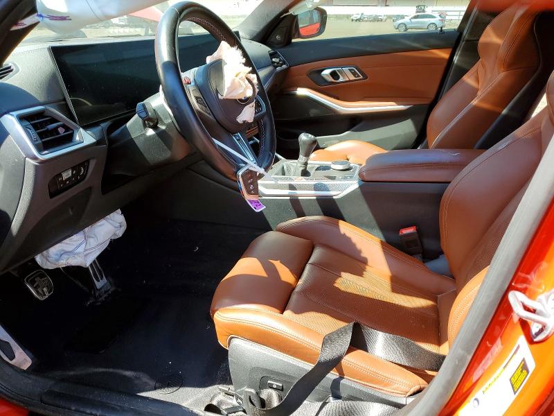2023 BMW M3 VIN WBS53AY04PFP82536 COPART salvage auction — ALL OVER, Ct - Cert Of Title-Salvage, sold $17,300 on 2026-07-07 (photo 7)