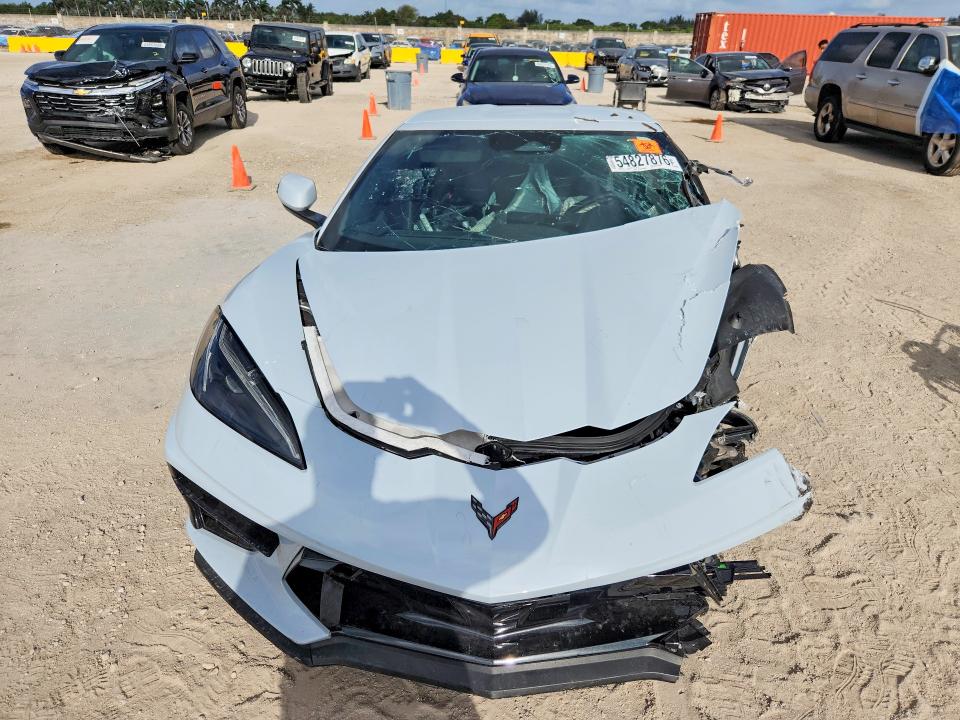 2024 Chevrolet Corvette stingray VIN 1G1YA2D48R5117102 COPART salvage auction — FRONT END, Fl - Cert Of Title Slvg Rebuildable, sold $18,900 on 2026-07-08 (photo 6)