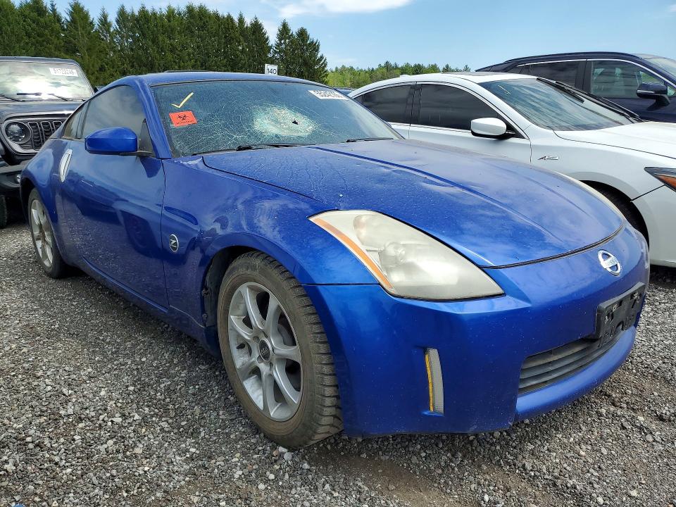 2004 Nissan 350z VIN JN1AZ34E34T062307 COPART salvage auction — FRONT END, On - Permit No Brand - Unfit, sold $275 on 2026-07-28 (photo 4)