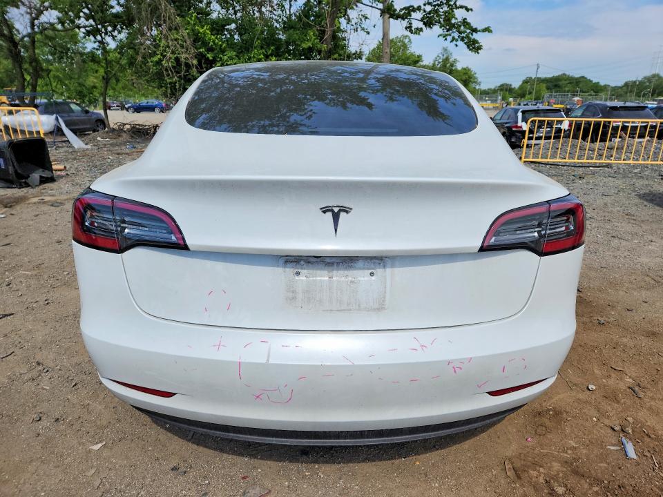 2023 Tesla Model 3 VIN 5YJ3E1EA7PF414751 COPART salvage auction — FRONT END, Md - Cert Of Salvage < 75% Damage, sold $0 on 2026-09-17 (photo 6)