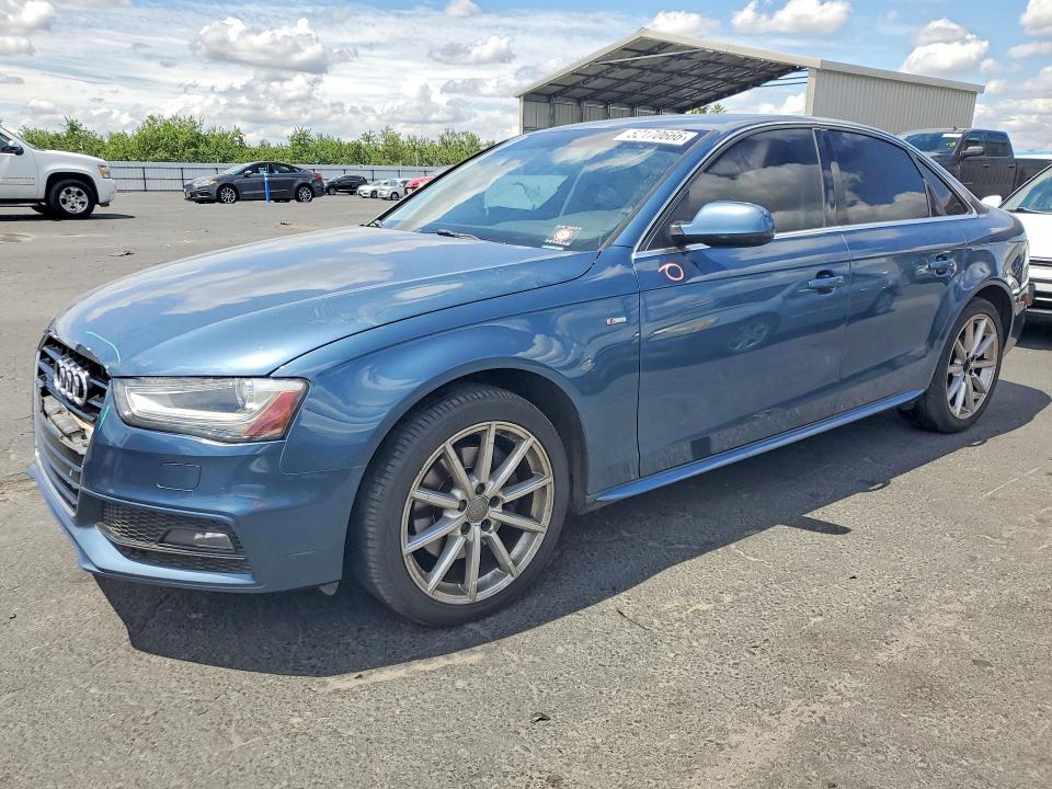 2015 Audi A4 VIN WAUBFAFL8FN017104 COPART salvage auction — FRONT END, CA - SALVAGE CERTIFICATE, sold $100 on 2026-07-23 (photo 1)
