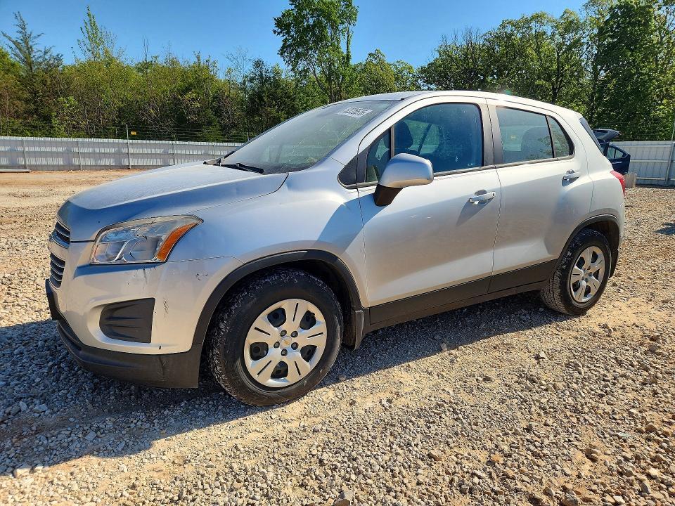 2016 Chevrolet Trax VIN KL7CJKSB2GB533824 COPART salvage auction — HAIL, Mo - Certificate Of Title, sold $2,000 on 2026-07-07 (photo 1)