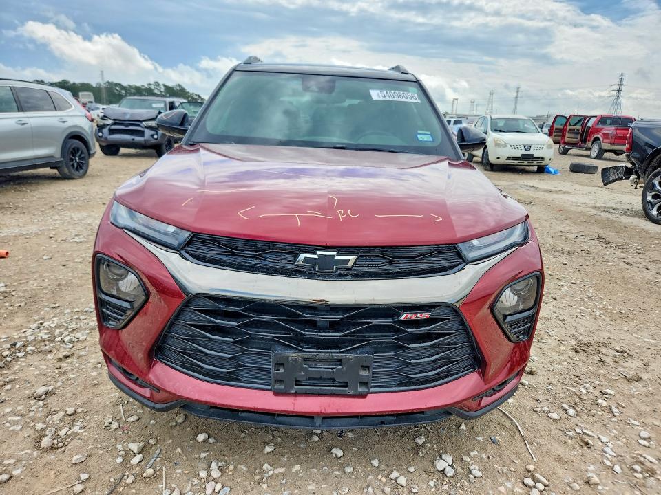 2022 Chevrolet Trailblazer VIN KL79MTSL5NB097418 COPART salvage auction — REAR END, Tx - Salvage Vehicle Title, sold $4,050 on 2026-07-21 (photo 5)