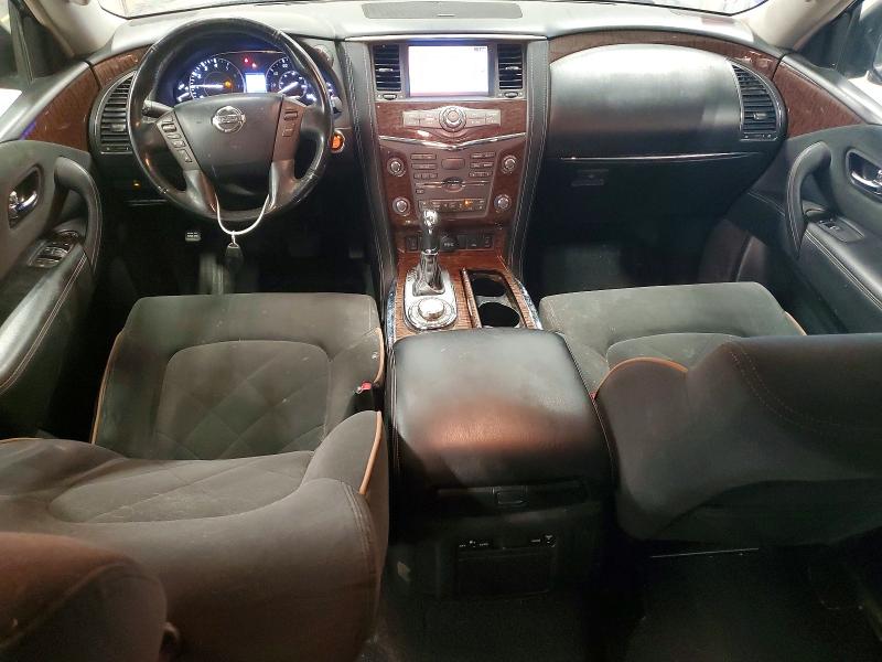2017 Nissan Armada VIN JN8AY2NC9H9503095 COPART salvage auction — FRONT END, Wy - Certificate Of Title, sold $1,650 on 2026-07-15 (photo 8)