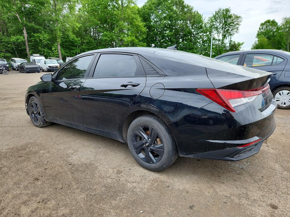 2022 Hyundai Elantra VIN KMHLS4AG6NU317903 COPART salvage auction — REAR END, Vt - Cert Of Title-Salvage Vehicle, sold $6,500 on 2026-07-30 (photo 2)