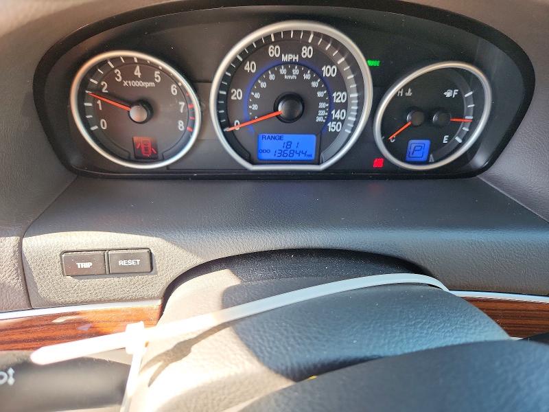 2010 Hyundai Veracruz VIN KM8NU4CC6AU131804 COPART salvage auction — FRONT END, Ar - Cert Of Title-Salvage, sold $1,450 on 2026-07-08 (photo 9)