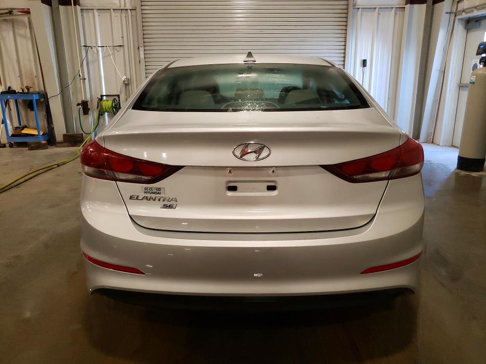 2017 Hyundai Elantra VIN KMHD74LF6HU399422 COPART salvage auction — FRONT END, Mn - Cert Of Title-Prior Salvage, sold $1,250 on 2026-07-20 (photo 6)