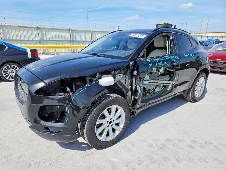 2020 Jaguar VIN SADFK2FX7L1Z79992 COPART salvage auction — FRONT END, Tx - Salvage Vehicle Title, sold $3,350 on 2026-07-21 (photo 1)