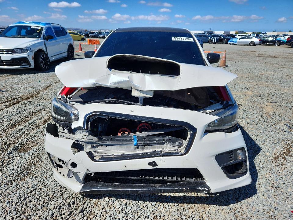2015 Subaru Wrx VIN JF1VA1A68F9835785 COPART salvage auction — FRONT END, Ca - Salvage Certificate, sold $3,000 on 2026-07-17 (photo 5)
