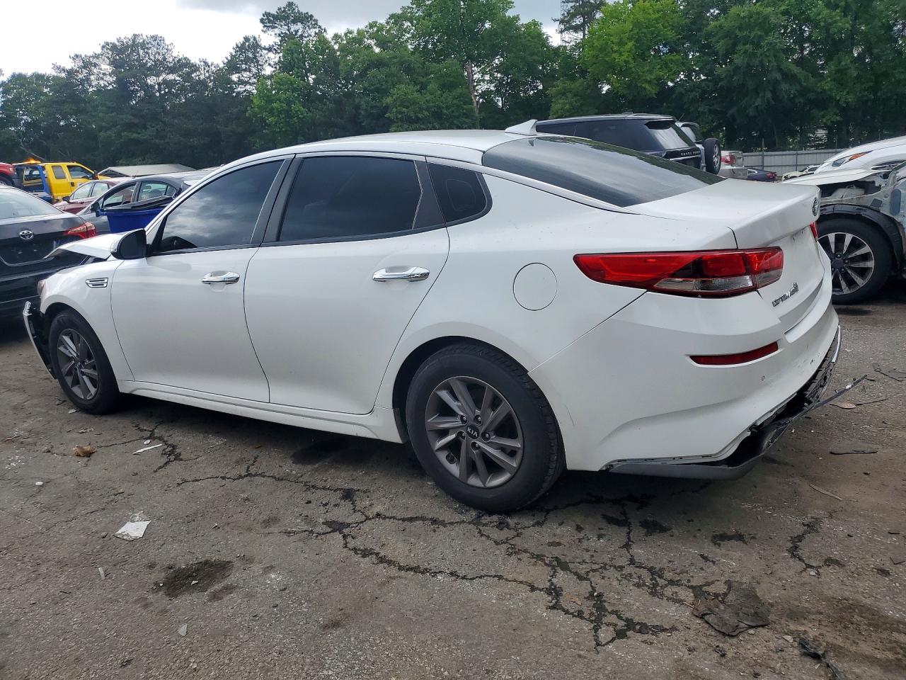 2019 Kia Optima VIN 5XXGT4L31KG369065 COPART salvage auction — Front End, St - Salvage Title, sold $3,000 on 2026-07-10 (photo 2)