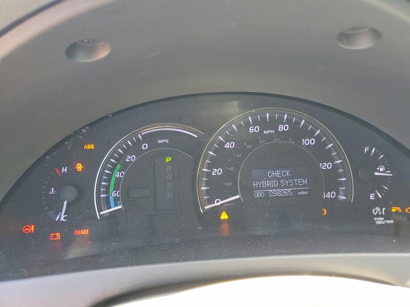 2010 Toyota Camry hybrid VIN 4T1BB3EK0AU115539 COPART salvage auction — SIDE, Fl - Certificate Of Title, sold $425 on 2026-07-10 (photo 9)