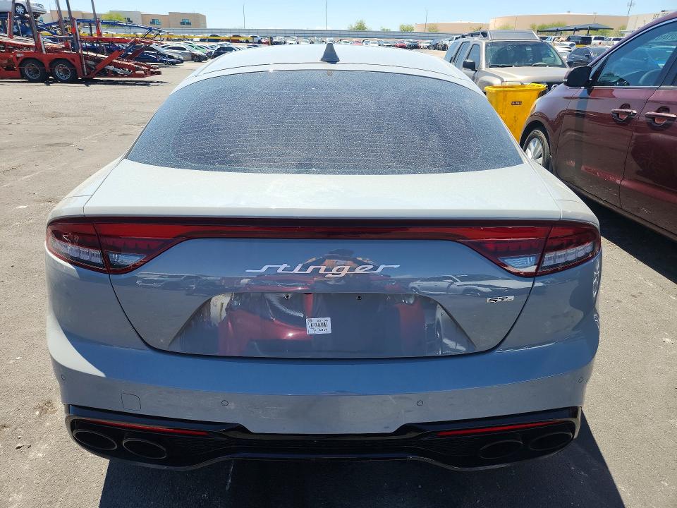 2023 Kia Stinger VIN KNAE35LDXP6124564 COPART salvage auction — FRONT END, ID - SALVAGE CERTIFICATE OF TITLE, sold $150 on 2026-07-29 (photo 6)