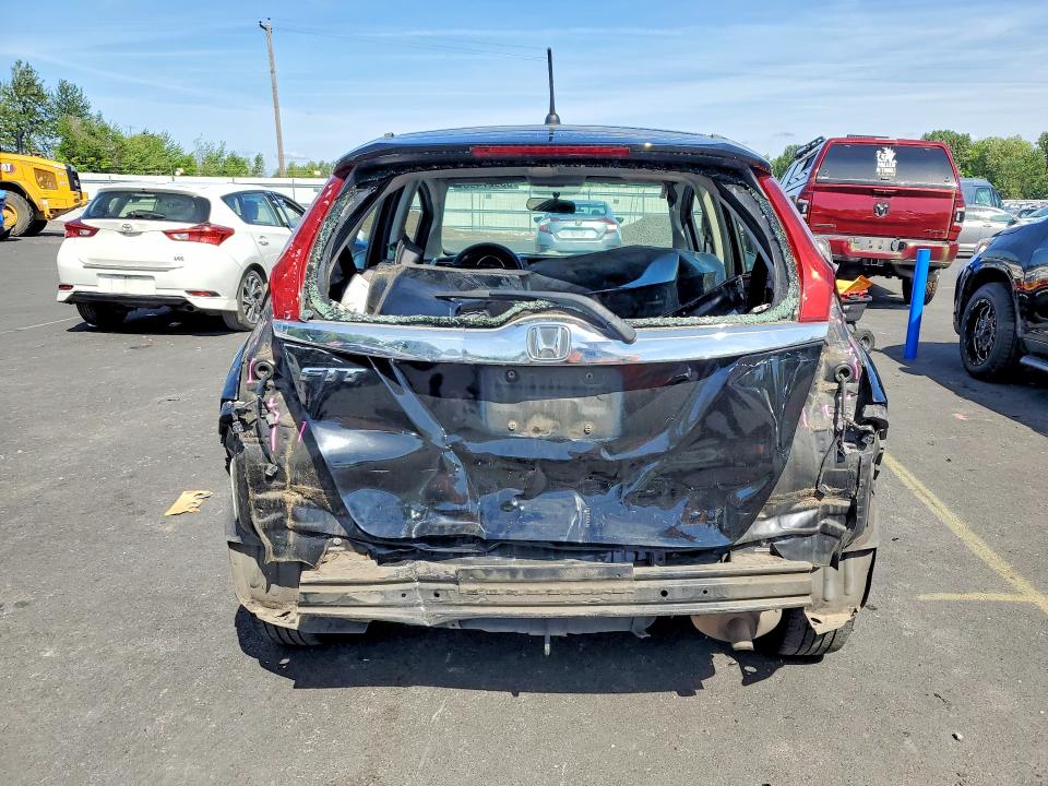 2016 Honda Fit VIN JHMGK5H75GX041375 COPART salvage auction — REAR END, Or - Salvage Title Certificate, sold $1,950 on 2026-07-08 (photo 6)