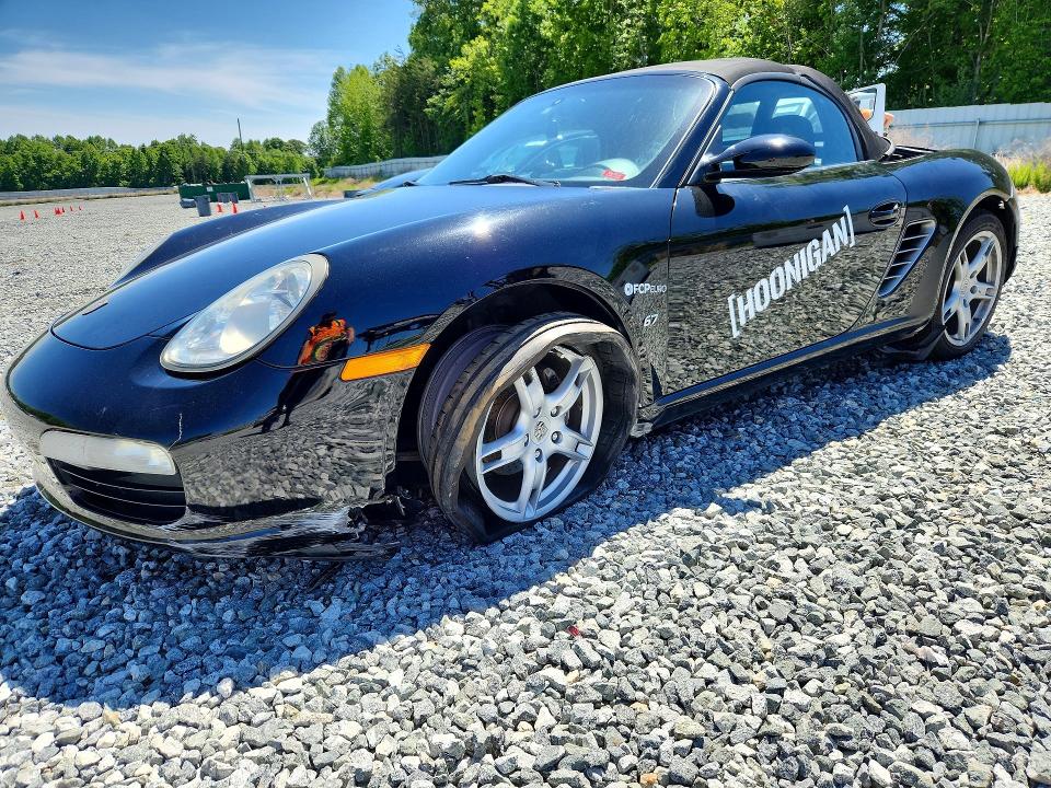 2005 Porsche Boxster VIN WP0CA29885U712531 COPART salvage auction — FRONT END, Nc - Salvage Certificate Of Title, sold $3,700 on 2026-07-15 (photo 1)