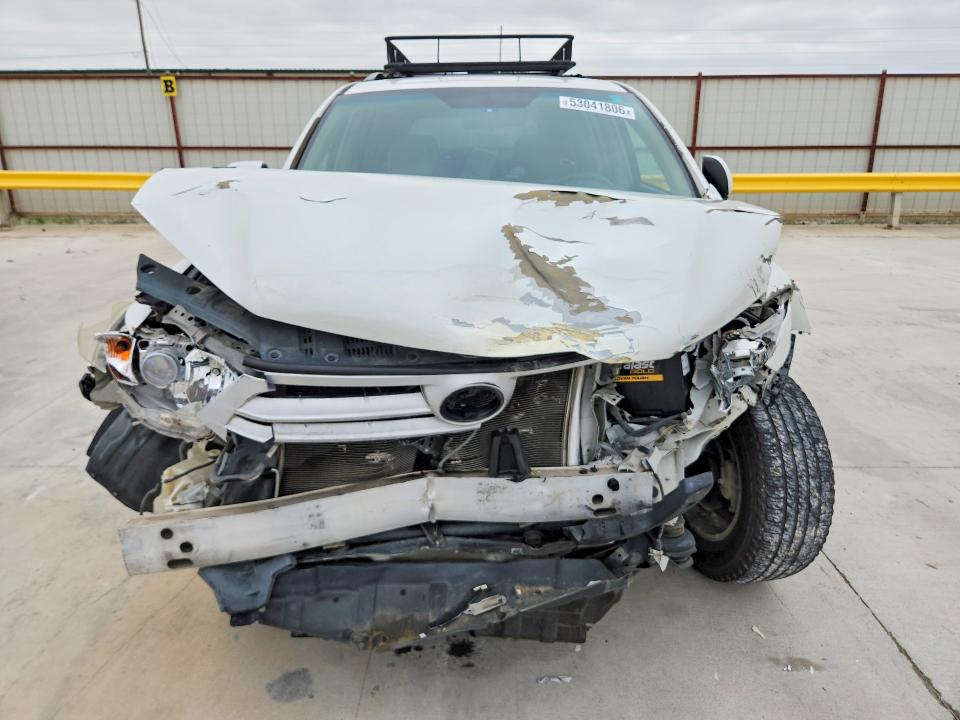 2013 Toyota Highlander VIN 5TDZA3EH8DS035196 COPART salvage auction — FRONT END, Tx - Salvage Vehicle Title, sold $1,750 on 2026-07-21 (photo 5)
