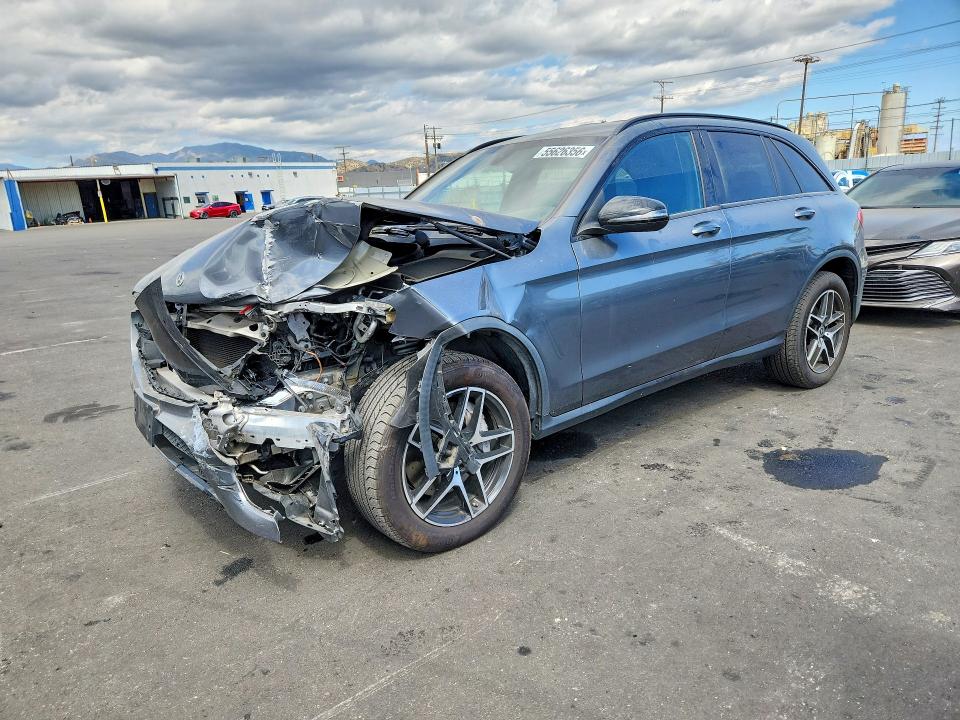 2019 Mercedes-benz Glc VIN WDC0G4JB3KV162725 COPART salvage auction — FRONT END, Ca - Salvage Certificate, sold $4,750 on 2026-08-17 (photo 1)
