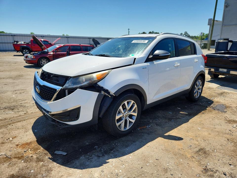 2014 Kia Sportage VIN KNDPBCAC6E7662909 COPART salvage auction — FRONT END, Va - Cert Of Title - Salvage, sold $1,750 on 2026-07-22 (photo 1)