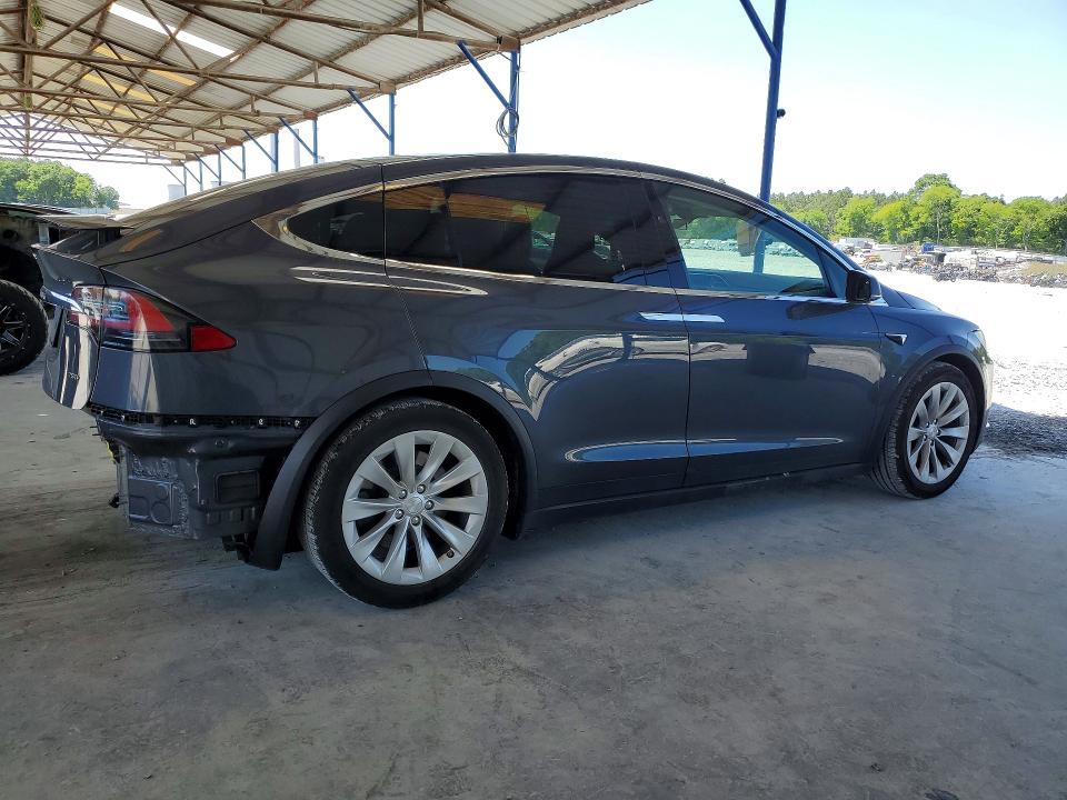 2017 Tesla Model x VIN 5YJXCDE27HF067005 COPART salvage auction — REAR END, Ga - Cert Of Title-Salvage, sold $6,300 on 2026-07-23 (photo 3)