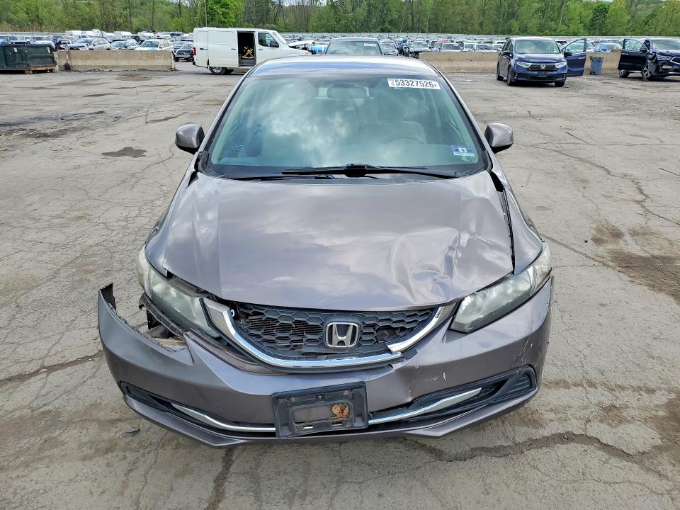 2013 Honda Civic VIN 19XFB2F52DE221762 COPART salvage auction — FRONT END, Nj - Certificate Of Title, sold $1,000 on 2026-07-02 (photo 5)