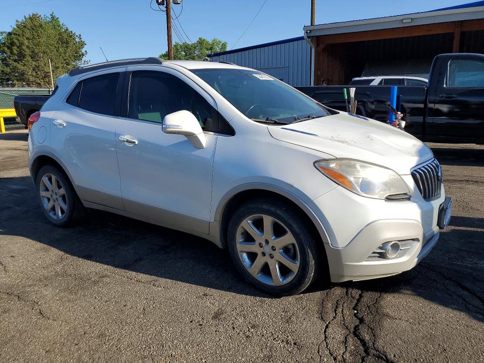 2014 Buick Encore VIN KL4CJBSB7EB702312 COPART salvage auction — FRONT END, Co - Dis/Dlr/Exp Only Clean Title, sold $1,000 on 2026-08-01 (photo 4)