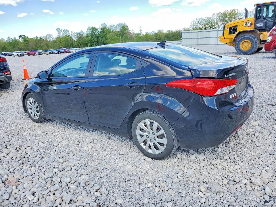 2012 Hyundai VIN KMHDH4AE4CU292997 COPART salvage auction — REAR END, Oh - Cert Of Title-Salvage, sold $925 on 2026-07-07 (photo 2)