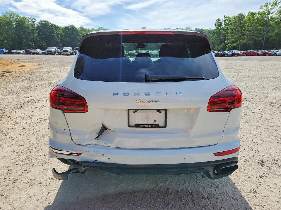 2016 Porsche Cayenne VIN WP1AA2A25GLA05974 COPART salvage auction — REAR END, Nc - Salvage Certificate Of Title, sold $525 on 2026-07-10 (photo 6)