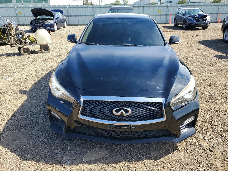 2015 Infiniti Q50 VIN JN1BV7AR7FM414722 COPART salvage auction — SIDE, Il - Salvage Certificate, sold $7,100 on 2026-07-10 (photo 5)