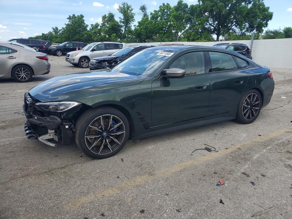2023 BMW I4 VIN WBY33AW06PFN77994 COPART salvage auction — FRONT END, MO - SALVAGE CERTIFICATE OF TITLE, sold $11,300 on 2026-07-24 (photo 1)