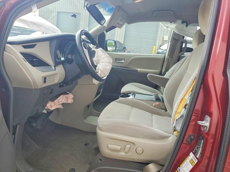 2016 Toyota Sienna VIN 5TDKK3DC0GS709060 COPART salvage auction — FRONT END, Tn - Salvage Certificate, sold $1,250 on 2026-07-28 (photo 7)