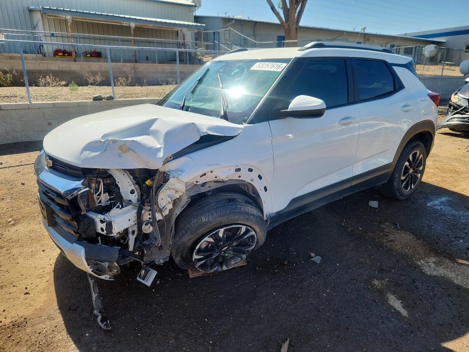 2022 Chevrolet Trailblazer VIN KL79MPSL2NB066943 COPART salvage auction — FRONT END, Nm - Cert Of Title-Salvage, sold $2,850 on 2026-07-16 (photo 1)