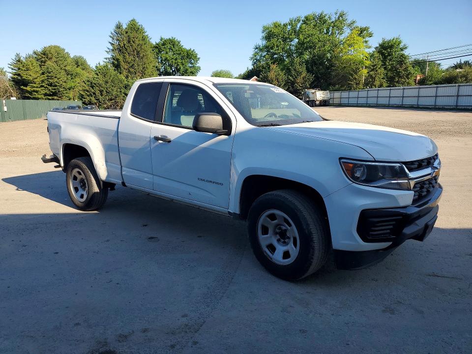 2021 Chevrolet Colorado VIN 1GCHSBEA7M1181835 COPART salvage auction — REAR END, MD - CERTIFICATE OF TITLE, sold $3,150 on 2026-07-09 (photo 4)