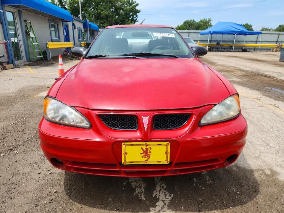 2004 Pontiac Grand am VIN 1G2NF52E74M584667 COPART salvage auction — HAIL, Ks - Cert Of Title-Salvage, sold $325 on 2026-07-06 (photo 5)