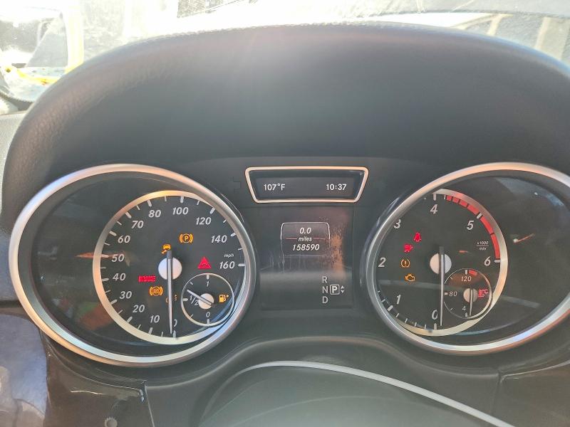 2014 Mercedes-benz Ml-class VIN 4JGDA2EB5EA289653 COPART salvage auction — NORMAL WEAR, Az - Certificate Of Title, sold $4,200 on 2026-08-13 (photo 9)