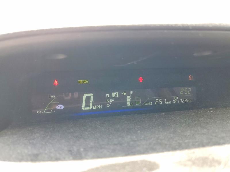 2012 Toyota Prius VIN JTDZN3EU6C3149716 COPART salvage auction — NORMAL WEAR, Tx - Certificate Of Title, sold $1,500 on 2026-07-28 (photo 9)