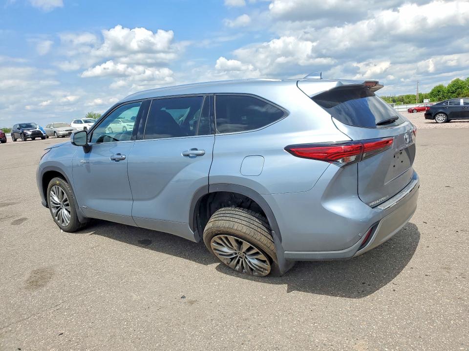 2021 Toyota Highlander VIN 5TDEBRCH8MS025110 COPART salvage auction — SIDE, Mn - Cert Of Title-Salvage, sold $1,200 on 2026-07-28 (photo 2)