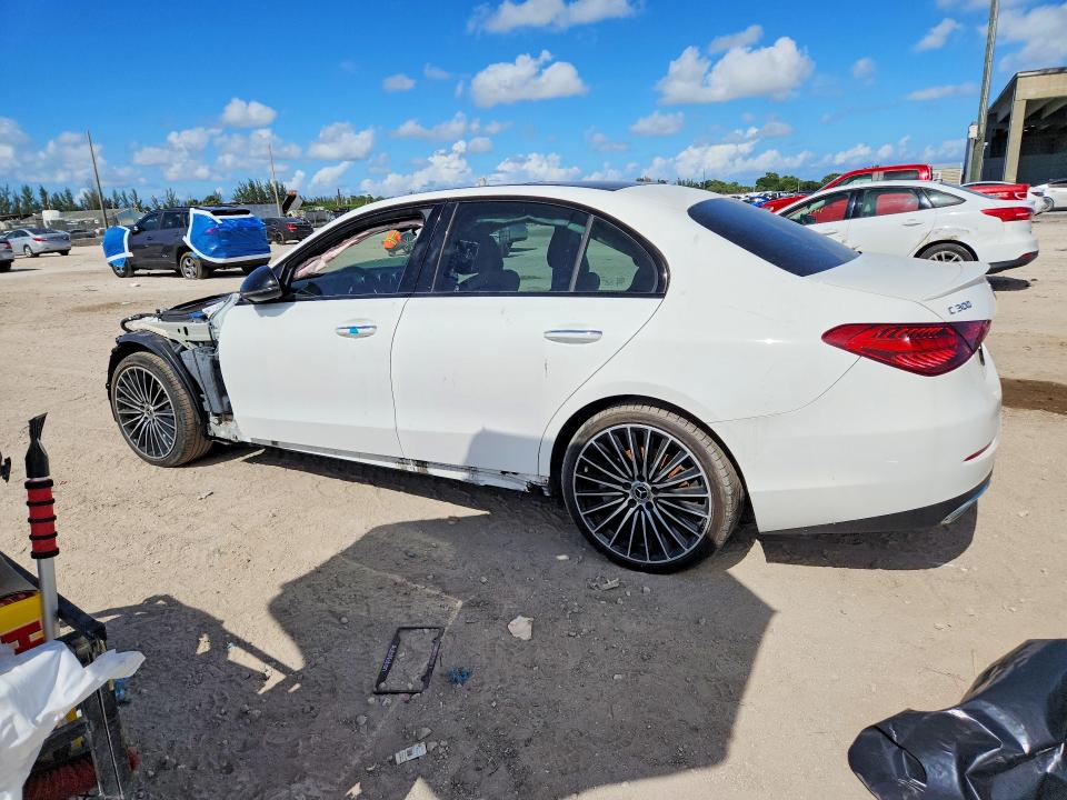 2024 Mercedes-benz C class VIN W1KAF4GB4RR180955 COPART salvage auction — FRONT END, FL - CERTIFICATE OF TITLE, sold $9,700 on 2026-07-28 (photo 2)
