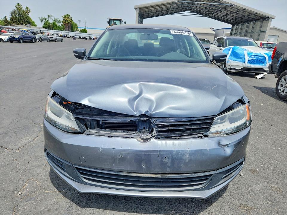 2014 Volkswagen Jetta VIN 3VWD17AJ5EM249927 COPART salvage auction — FRONT END, Ca - Salvage Certificate, sold $225 on 2026-07-23 (photo 5)