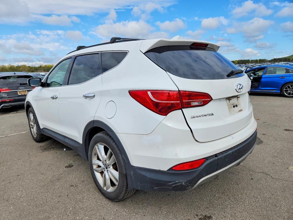 2013 Hyundai Santa fe VIN 5XYZUDLA4DG109665 COPART salvage auction — VANDALISM, PA - CERTIFICATE OF SALVAGE, sold $1,850 on 2026-07-27 (photo 2)
