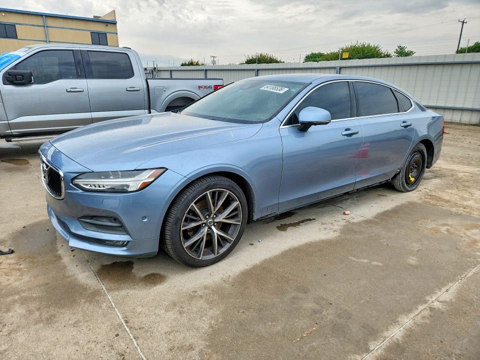 2018 Volvo S90 VIN LVY982MK2JP037592 COPART salvage auction — UNDERCARRIAGE, Tx - Salvage Vehicle Title, sold $3,500 on 2026-07-17 (photo 1)