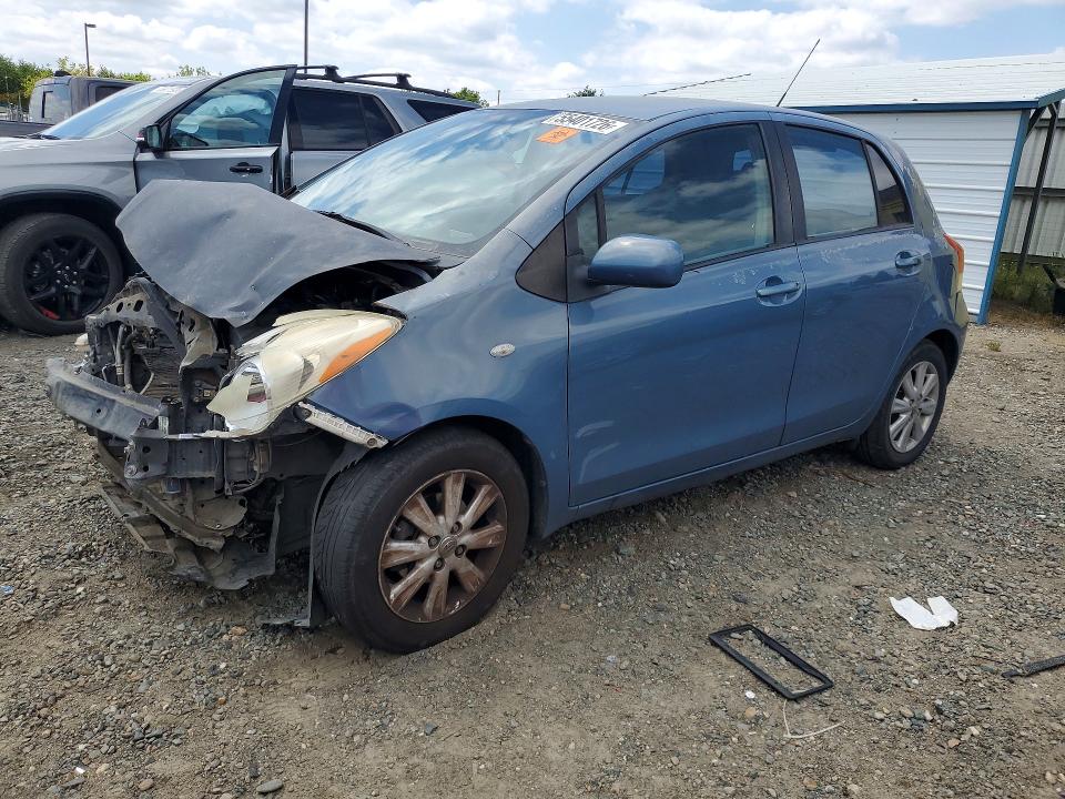 2011 Toyota Yaris VIN JTDKT4K30B5334968 COPART salvage auction — FRONT END, Ca - Salvage Certificate, sold $15 on 2026-07-28 (photo 1)