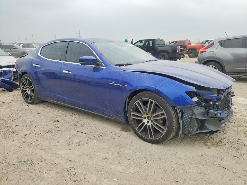 2019 Maserati Ghibli VIN ZAM57XSAXK1311072 COPART salvage auction — FRONT END, Tx - Salvage Vehicle Title, sold $6,700 on 2026-07-31 (photo 4)