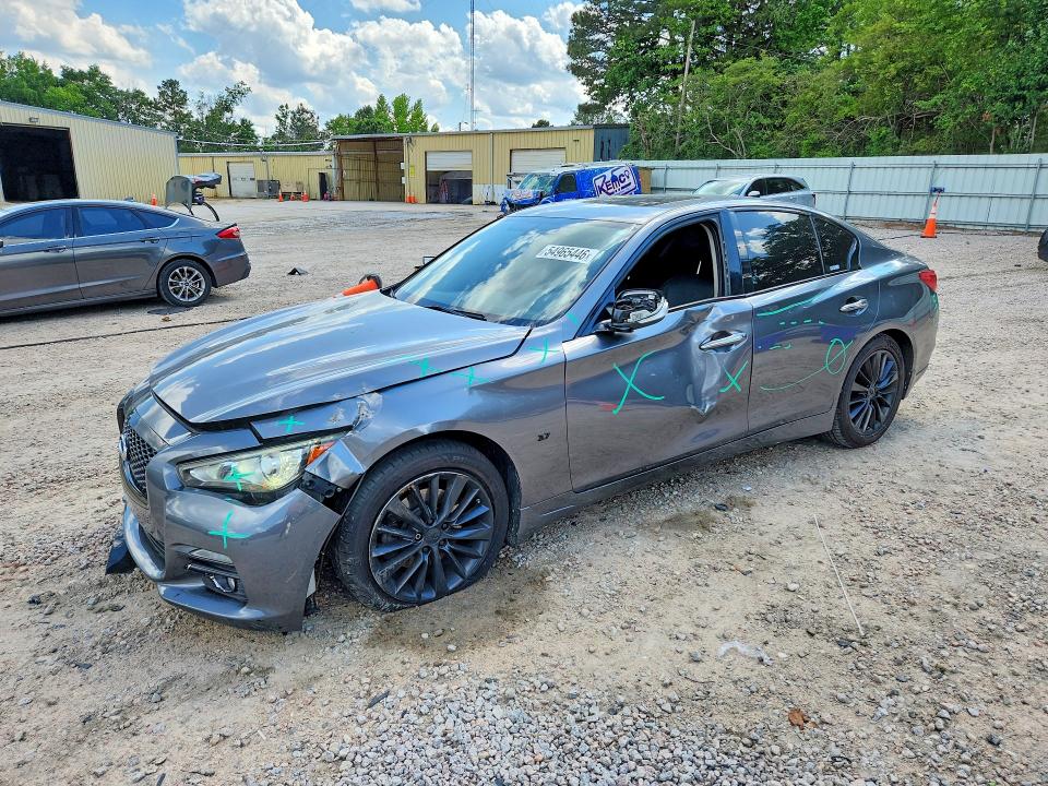 2015 Infiniti VIN JN1BV7ARXFM410549 — COPART salvage auction photo