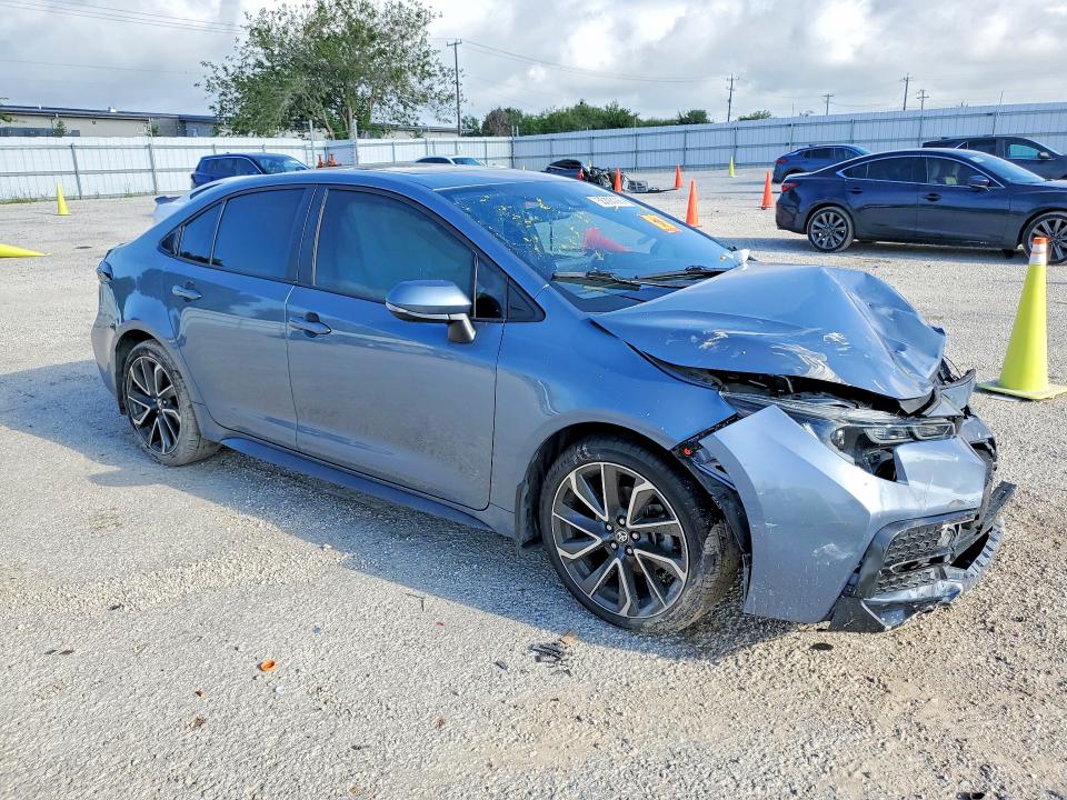 2022 Toyota Corolla VIN 5YFP4MCE5NP115708 COPART salvage auction — FRONT END, Tx - Salvage Vehicle Title, sold $15 on 2026-07-30 (photo 4)