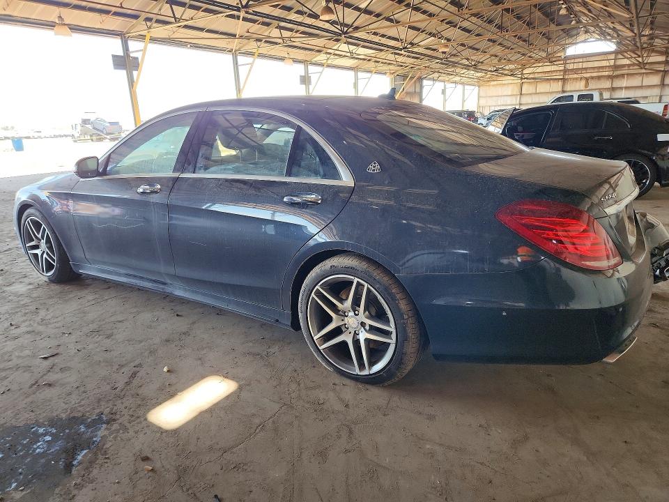 2014 Mercedes-benz S-klasse VIN WDDUG8CB7EA009262 COPART salvage auction — REAR END, Az - Certificate Of Title, sold $3,700 on 2026-07-06 (photo 2)
